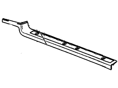 25628332 GM Retainer, Front Side Door Opening Floor Carpet Illustration 1 of 1