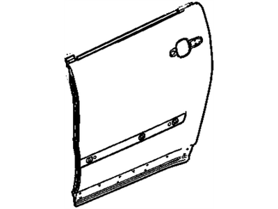 15217594 GM Rear Side Door Outer Panel Assembly Illustration 1 of 1