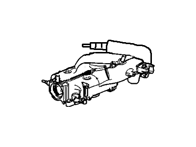 GM 12602219 Manifold, Upper Intake (Machine)