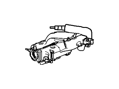 2007 GMC Acadia Intake Manifold - 12602219