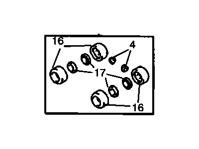 GM 94856524 Seal Kit,Rear Brake Cyl Piston