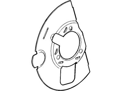 GM 20971876 Shield, Front Brake