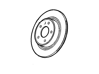 2015 Cadillac ELR Brake Disc - 23447032