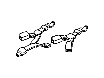 1998 Buick Lesabre Seat Belt - 12369330