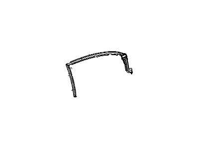 GM 15907811 Molding Assembly, Rear Side Door Window Upper Reveal