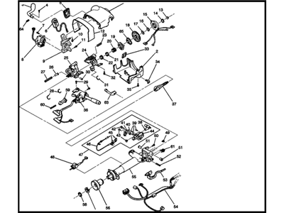 GM 15247346 COLUMN, Steering