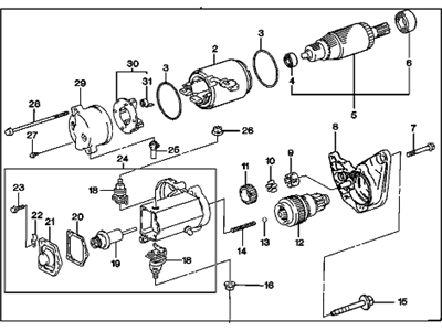 GM 88877197 New Starter (Nd, Osgr 1.4Kw )