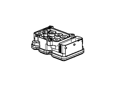 2015 Chevrolet Sonic ABS Control Module - 42353833