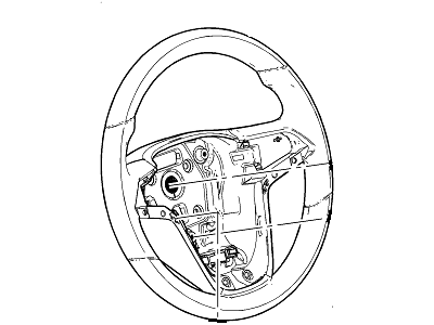 GM 42359369 Steering Wheel Assembly *Jet Black