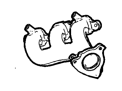 GM 12631812 Exhaust Manifold