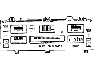 Oldsmobile 88 Speedometer - 16141273