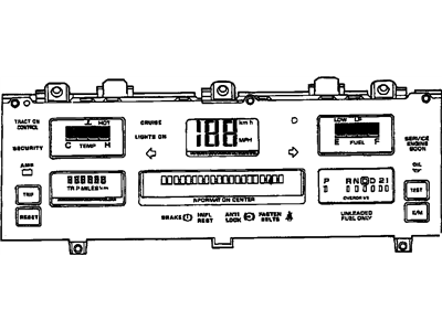 Oldsmobile 98 Speedometer - 16141273