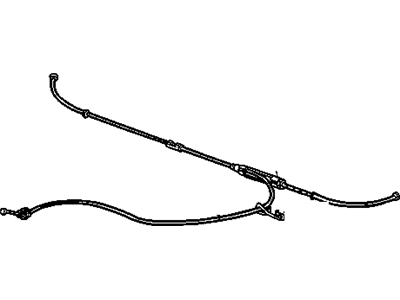 1983 Cadillac Cimarron Parking Brake Cable - 25526366