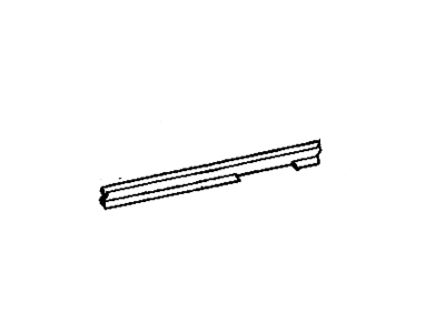 GM 25725132 Sealing Strip Assembly, Front Side Door Window Inner