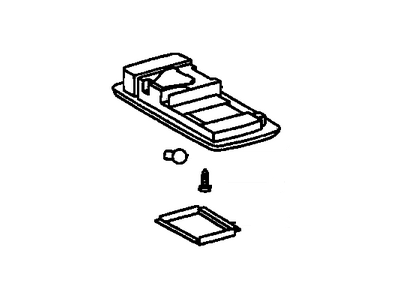 GM 94859694 Lamp,Windshield Header Courtesy & Reading(W/Sun Roof Switch) *Neutral