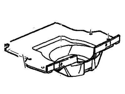 GM 25689908 TRIM, Rear Compartment Trim