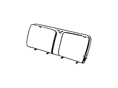 GM 16813580 Pad Assembly, Rear Seat Back Frame