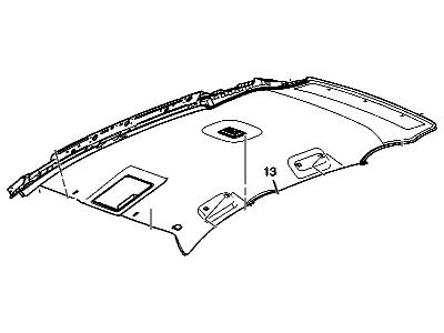 GM 19209661 Panel,Headlining Trim