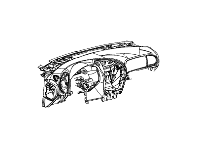 GM 25800891 Panel Assembly, Instrument *Dark Cashmere E