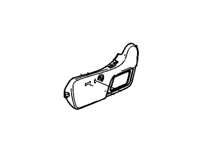 GM 15910654 Cover Assembly, Driver Seat Adjuster Finish *Ebony