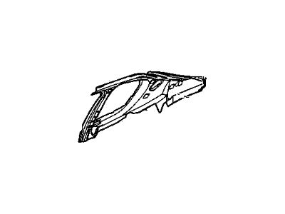 GM 19121062 Panel,Quarter Inner Upper (RH)