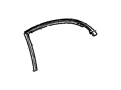 GM 25737572 Weatherstrip Assembly, Rear Side Door Upper Auxiliary