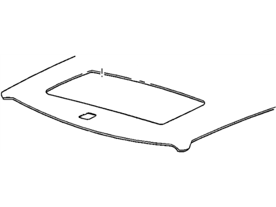 GM 22713945 Panel Assembly, Headlining Trim (Base) *Shale