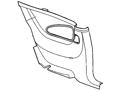 GM 15883098 PANEL, Rear Quarter Trim