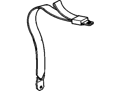 1990 Cadillac Deville Seat Belt - 12521513