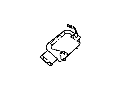 GM 12535211 Retainer, Sunshade Center Lh *Medium *Gray