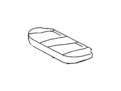 GM 94858179 COVER, Rear Seat Cushion