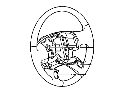 2000 Buick Lesabre Steering Wheel - 16825487