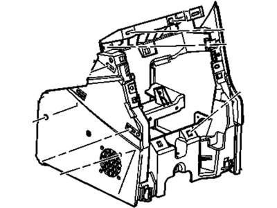 GM 88986886 Extension Asm,Front Floor Console