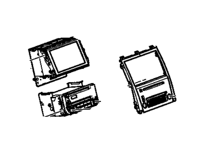 GM 15929702 Radio Assembly, Amplitude Modulation/Frequency Modulation Stereo (Interior Instrument Panel M