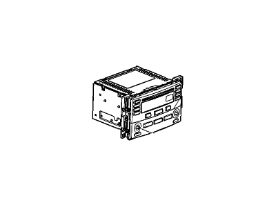 GM 15851731 Radio Assembly, Amplitude Modulation/Frequency Modulation Stereo & Clock & Audio Disc*Satin Nickel