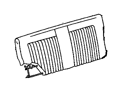 16776074 GM Cover Asm Folding 3rd Seat Back *Red Illustration 1 of 1