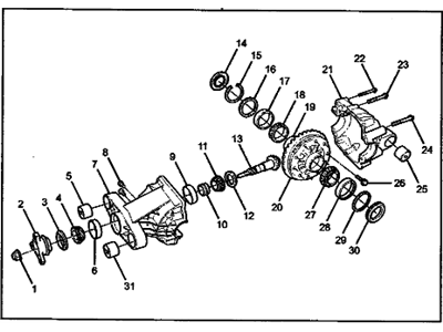 Pontiac Differential - 92283116