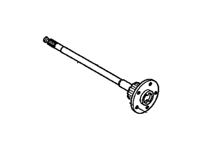 GM 26059972 Rear Axle Drive Shaft