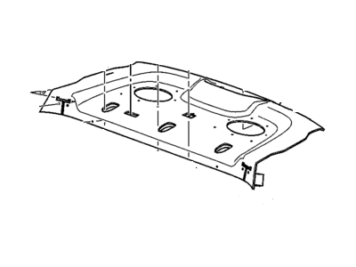 GM 15871762 Trim Assembly, Rear Window Panel *Cocoa