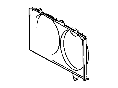 Chevrolet Prizm Fan Shroud - 94856885