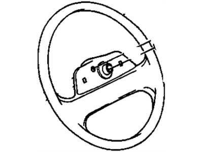GM 17987628 Steering Wheel Assembly