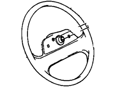 GM 17987627 Steering Wheel