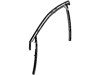 GM 95321657 Weatherstrip Assembly, Front Side Door Window