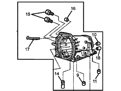 GM 24247300 Automatic Transmission Case KIT