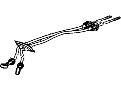 GM 25186046 Manual Transmission Selector & Shift Lever Cable Assembly