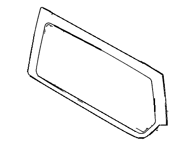 GM 30008912 Window, Rear Door Glass (D.O.T.)