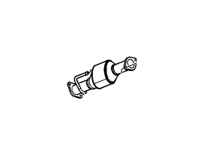GM 15903508 3Way Catalytic Convertor Assembly (W/ Exhaust Pipe)