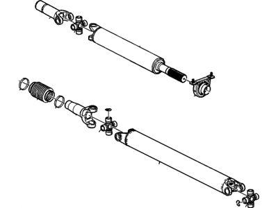 GM 25775630 Front & Rear Propeller Shaft Assembly