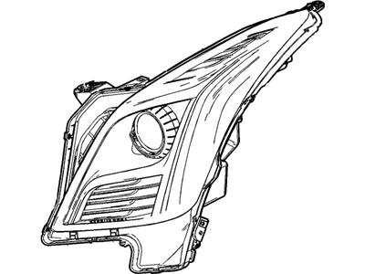 GM 23310995 Headlight Assembly