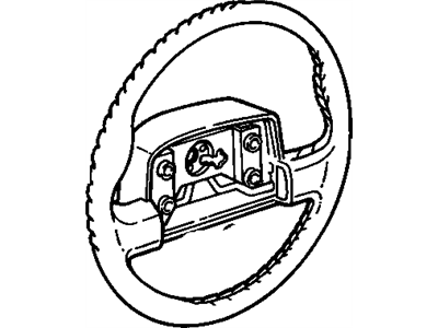 1991 Cadillac Seville Steering Wheel - 17998323
